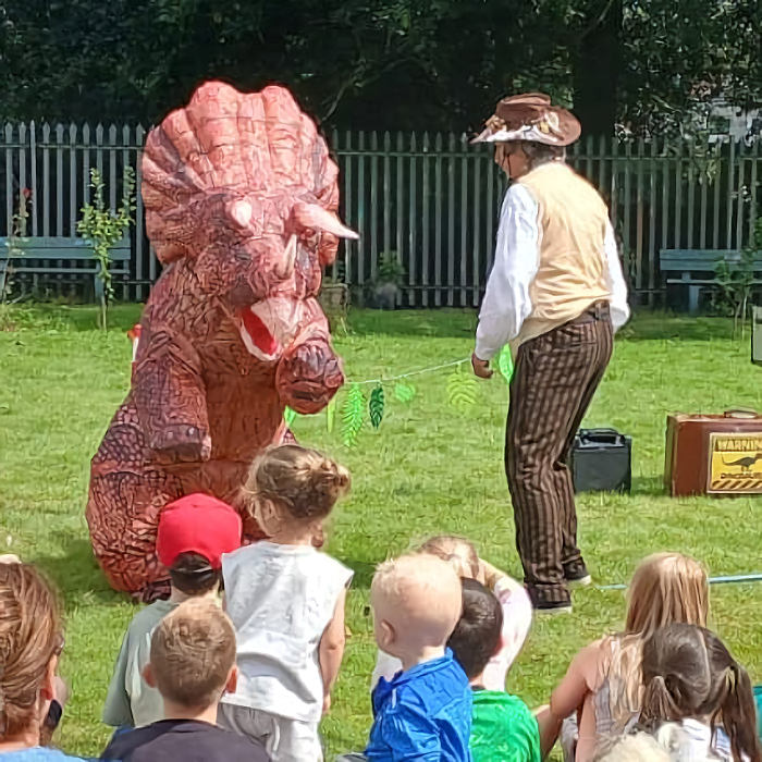 dinosaur entertainers