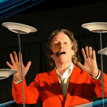plate spinning circus act